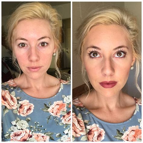 bronzer blush before after.